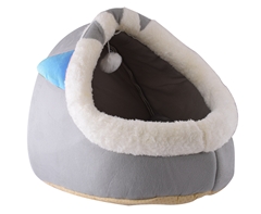 Cat Plush Bed - Blue Ears