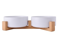 2-Piece Pet Bowl & Stand