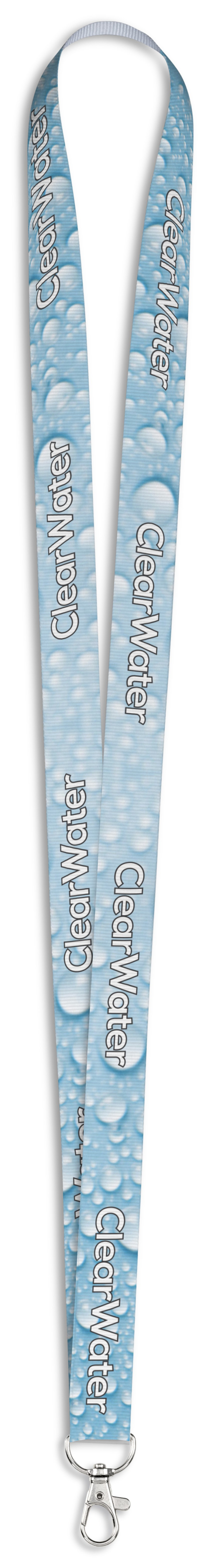 Snap Hook Clip Double-Sided Sublimation Petersham Lanyard