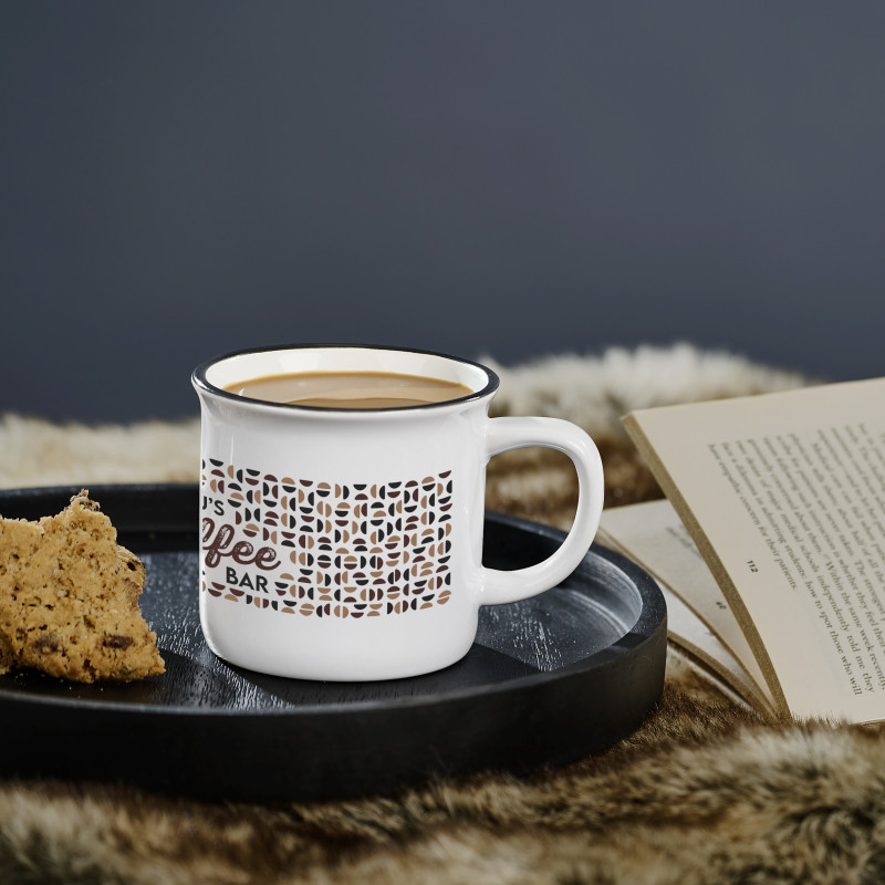 Serendipio York Ceramic Sublimation Coffee Mug - 280ml