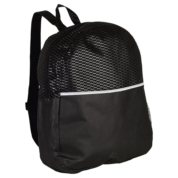 Wave Design Backpack Non-Woven
