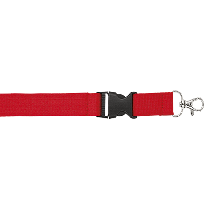 Woven Lanyard with Plastic Buckle