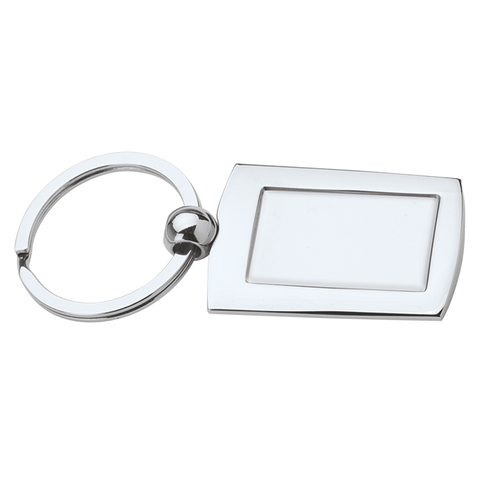 Metal Keychain with Indent for Dome