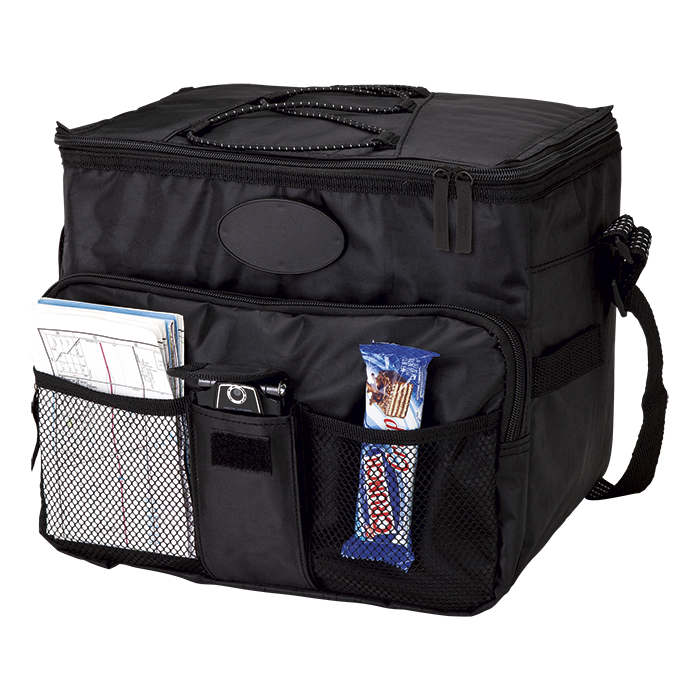 18 Can Cooler with 2 Front Mesh Pockets