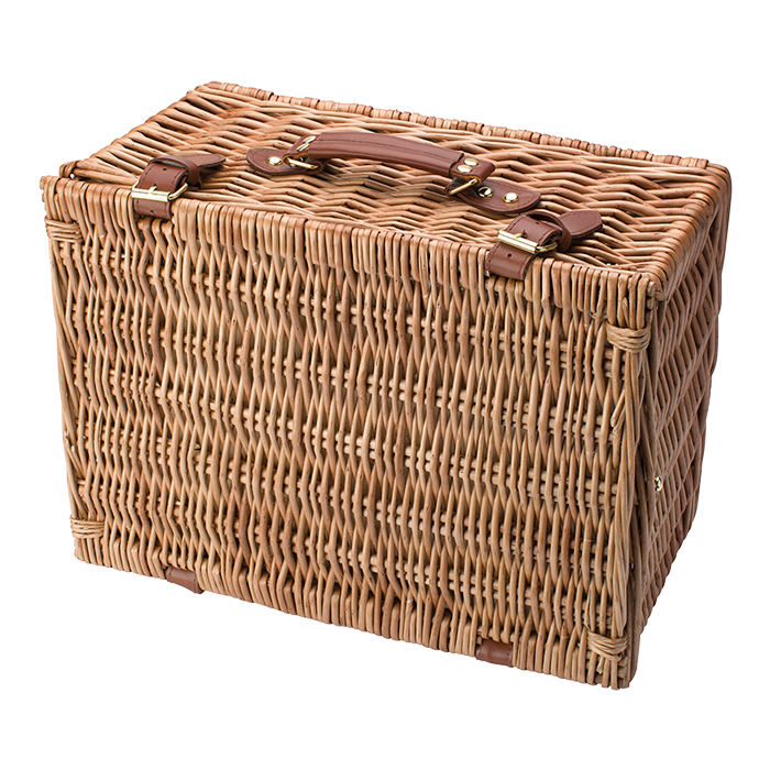 Two Person Willow Picnic Basket