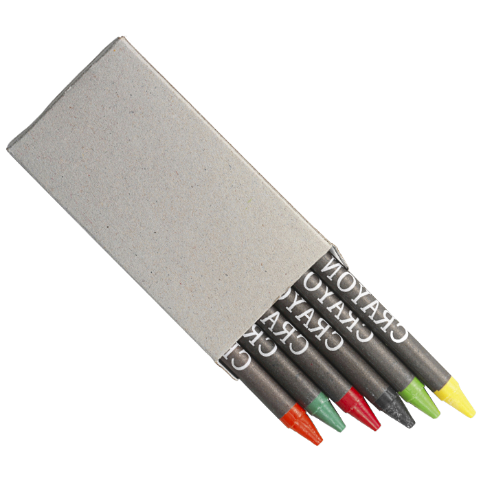 Crayons in Recycled Box - Set of 6