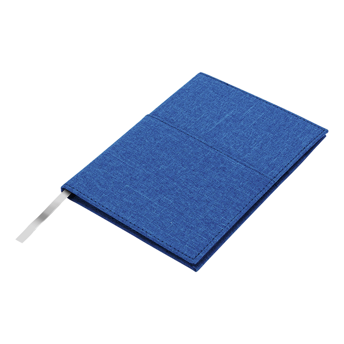 A5 Melange Notebook With Front Pocket