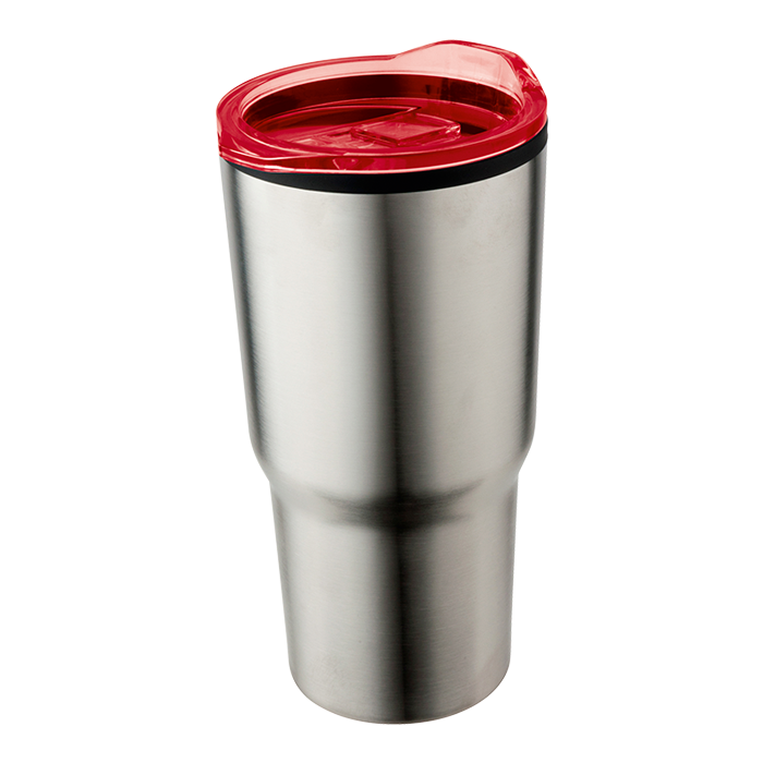 590ml Stainless Steel Mug With Clear Lid