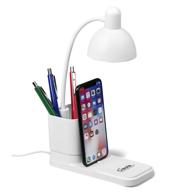 Lexicon Desk Lamp, Pen Caddy & Phone Stand