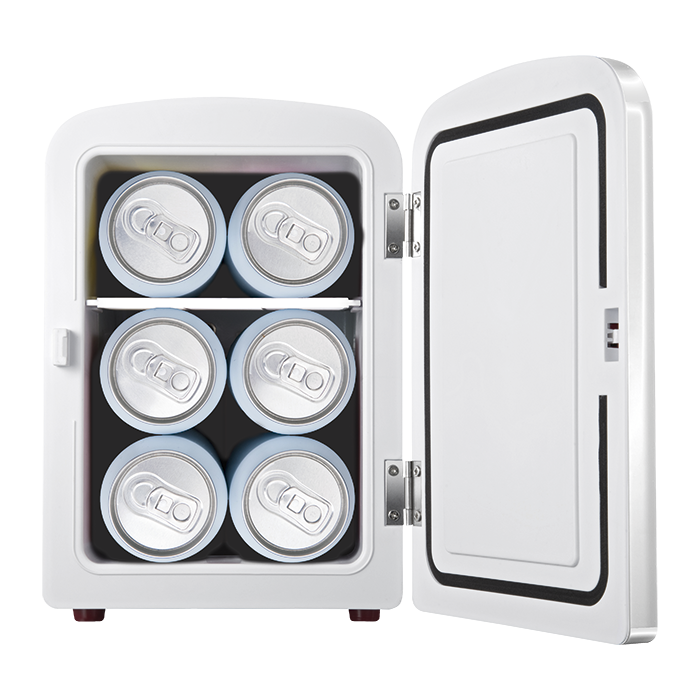 6 Can Mini-Fridge With Built In Bluetooth Speaker