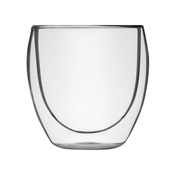 Elegant Double Wall Glass Mug in Gift Box