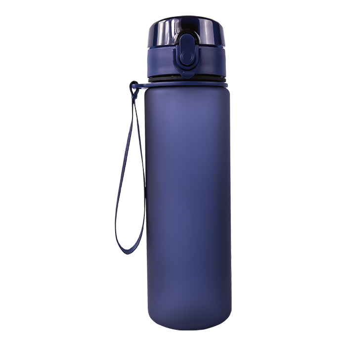 600ml Frosted Cylinder Water Bottle