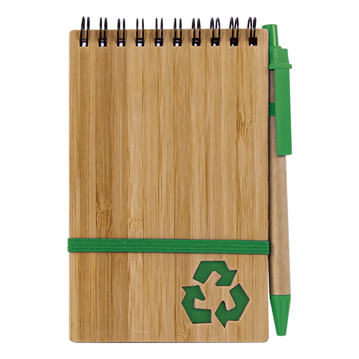 Bamboo Notebook With Pen