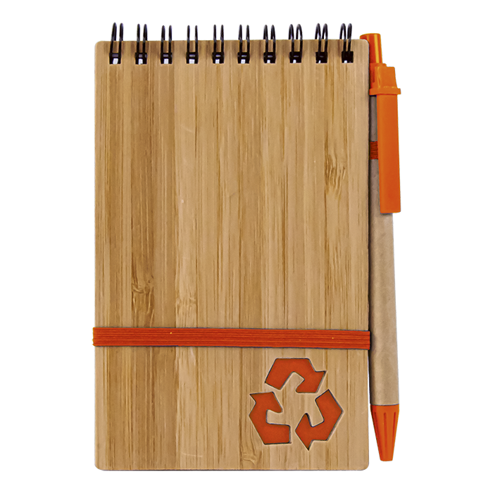 Bamboo Notebook With Pen