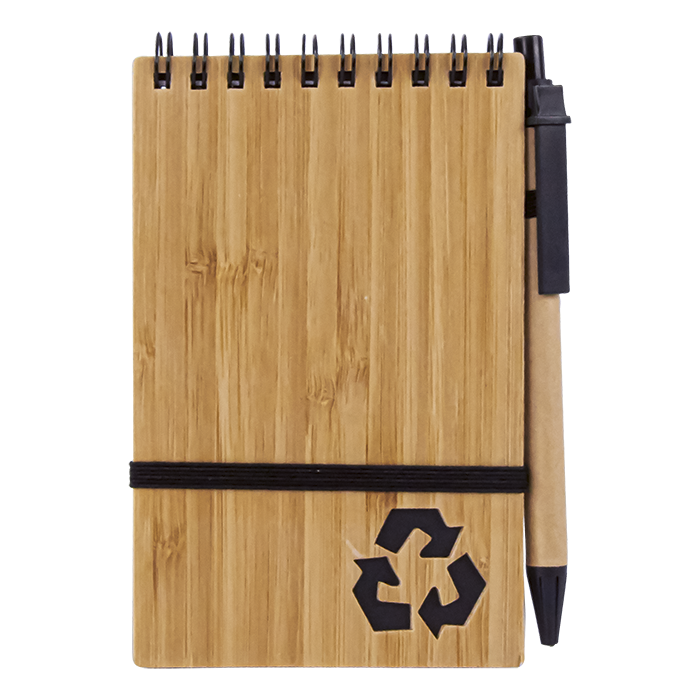 Bamboo Notebook With Pen