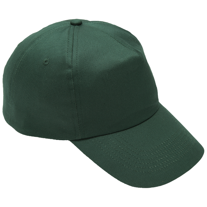 5 Panel Cotton with Hard Front Cap